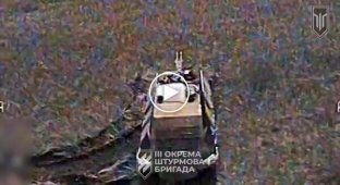 Воины 3 ОШБр выследили и атаковали российскую зенитную установку Шилка, а также танк, БМП, миномет