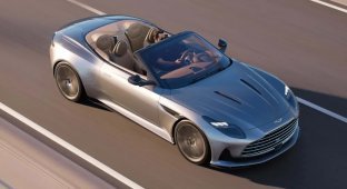Aston Martin introduced the DB12 Volante convertible with a top speed of 325 km/h (10 photos)