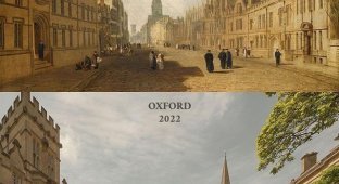 Як змінився Оксфорд за 150 років (5 фото)