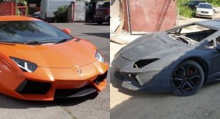 В Пензе выставили на продажу реплику суперкара Lamborghini Aventador, но её надо достраивать (9 фото)