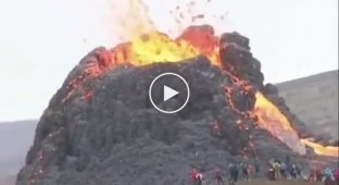 Вулканический туризм в Исландии