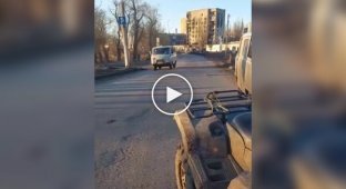 Occupiers caused an accident in occupied Selidovo