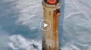 Lighthouse at sea