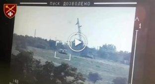 Поражение российского танка Т-90М «Прорыв» из ПТРК «Стугна-П» на Южном направлении