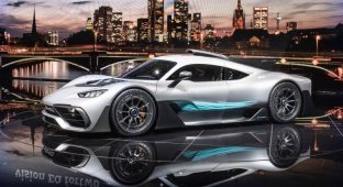 Mercedes-AMG Project ONE - гражданский гиперкар с технологиями Формулы-1 (30 фото + 2 видео)