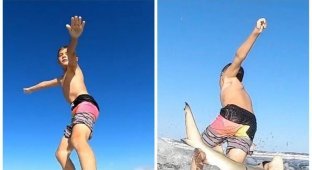 9-летний серфер снял нападение акулы на камеру GoPro (4 фото + 1 видео)