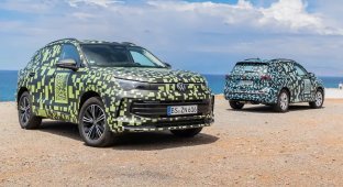 The first photos of the updated Volkswagen Tiguan (7 photos)