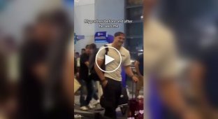 Men before and after meeting eyes with their women