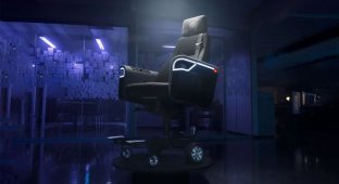 Volkswagen представило офисное кресло с электромотором (5 фото + 2 видео)