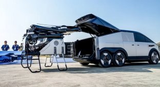 В Китае на авиасалоне показали летающий автомобиль Xpeng (6 фото + 1 видео)