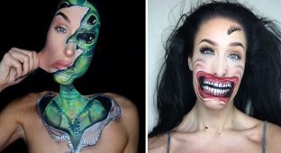 The British woman stunned the world with her makeup