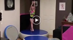 Daughter introduces father to gymnastics