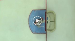 A tricky trick by a German goalie forced the hockey rules to change