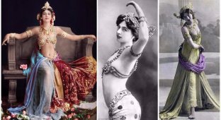 Соблазнительные танцы Маты Хари: редкие снимки начала 20 века (8 фото)