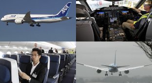 Боинг 787 Дримлайнер: Новое поколение пассажирских самолетов (10 фото)