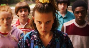 The star of the series "Stranger Things" Millie Bobby Brown celebrated her 20th birthday (11 photos)