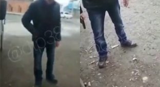 "Тебе ногу прострелить?": житель Иркутска устроил скандал с пальбой в СТО (6 фото + 1 видео)