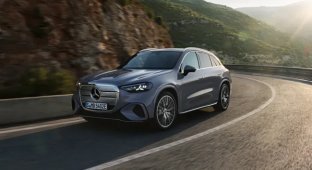 Представлен  Mercedes-Benz GLC на батарейках с метровым экраном  и способный проехать до 713 километров  без подзарядки (20 фото)