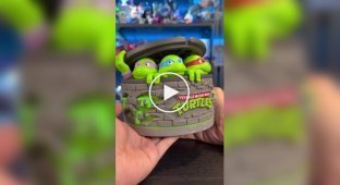 A humidifier in the shape of a well with Teenage Mutant Ninja Turtles