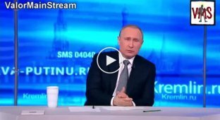 Правдивая нарезка прямой линии с Путиным