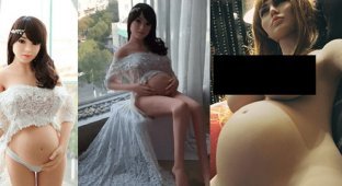 Фотографии беременных секс-кукол потрясли интернет (4 фото)