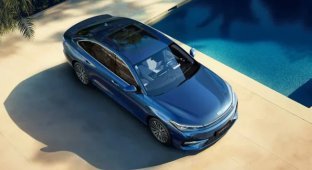 The new Geely Galaxy A7 hybrid sedan was estimated in China at 103,800 yuan (8 photos)