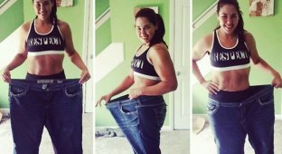 Американка похудела на 70 килограммов, испугавшись собственной фотографии (15 фото)