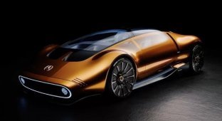 Mercedes and sports car Vision One-Eleven (7 photos)