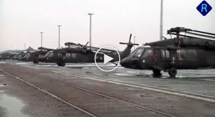 В Германию прибыло около сотни военных вертолетов