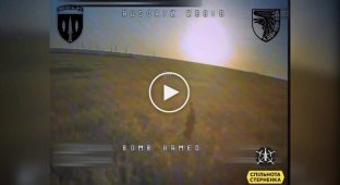 The occupier tries to shoot down a kamikaze drone with an Esmarch tourniquet