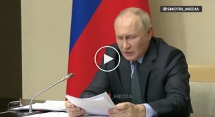 Putin about the situation in Makhachkala