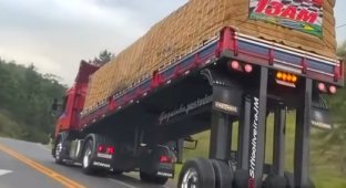 How do Brazilian truckers protect themselves from robbers? (7 photos + 1 video)