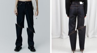 Такая странная мода: джинсы с оптической иллюзией (7 фото)