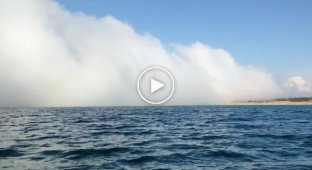 Невероятная картина на озере Мичиган