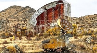 Недобудований конденсатор сонячної енергії у горах Арагацького наукового центру (42 фото)