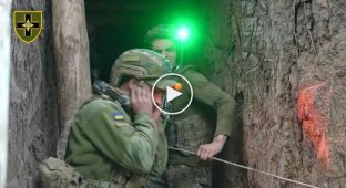 Артиллеристы 28-й ОМБр уничтожают вражескую пехоту на Торецком направлении