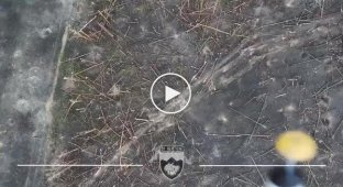 Drones of the Ukrainian group “Charny Kruk” (93rd mechanized brigade “Kholodny Yar”) helped correct mortar fire