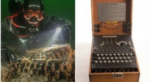 На дне Балтийского моря нашли шифровальную машину нацистов (10 фото)