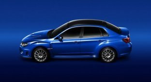 Заряженый седан Subaru WRX STI tS 2011 (33 фото)