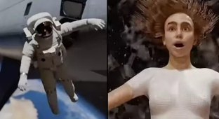 What happens if you go into outer space without a spacesuit (3 photos + 1 video)