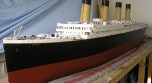 Мужчина строит удивительную копию Титаника из металлолома (6 фото)