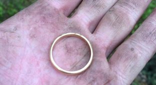 Петербуржец ищет владельца обручального кольца, которое он нашел на Кубенском острове (3 фото)