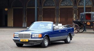 Mercedes-Benz 380 SEL Caruna 1984 — огромный кабриолет голландской принцессы (9 фото)