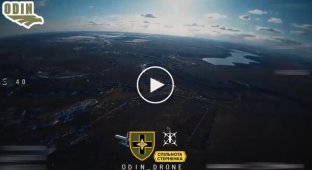 Уничтожение российского дрона-камикадзе Ланцет на подлете к цели