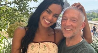 Девушка 57-летнего Венсана Касселя беременна (3 фото)