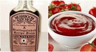 What was treated with ketchup in the past (4 photos)