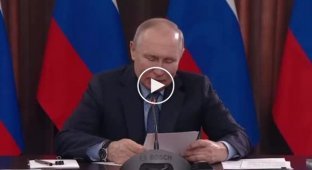 Kyiv in three days. We all understand that sanctions, of course, are for a long time, - Putin