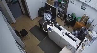 There was a terrible attack on an employee at the delivery point