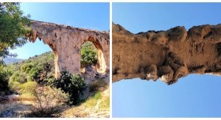 Кам'яні сльози Лукуса – стародавнього застиглого водопроводу (10 фото)