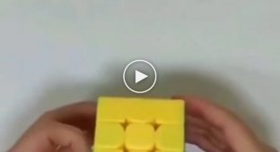 How to solve a Rubik's cube: life hack